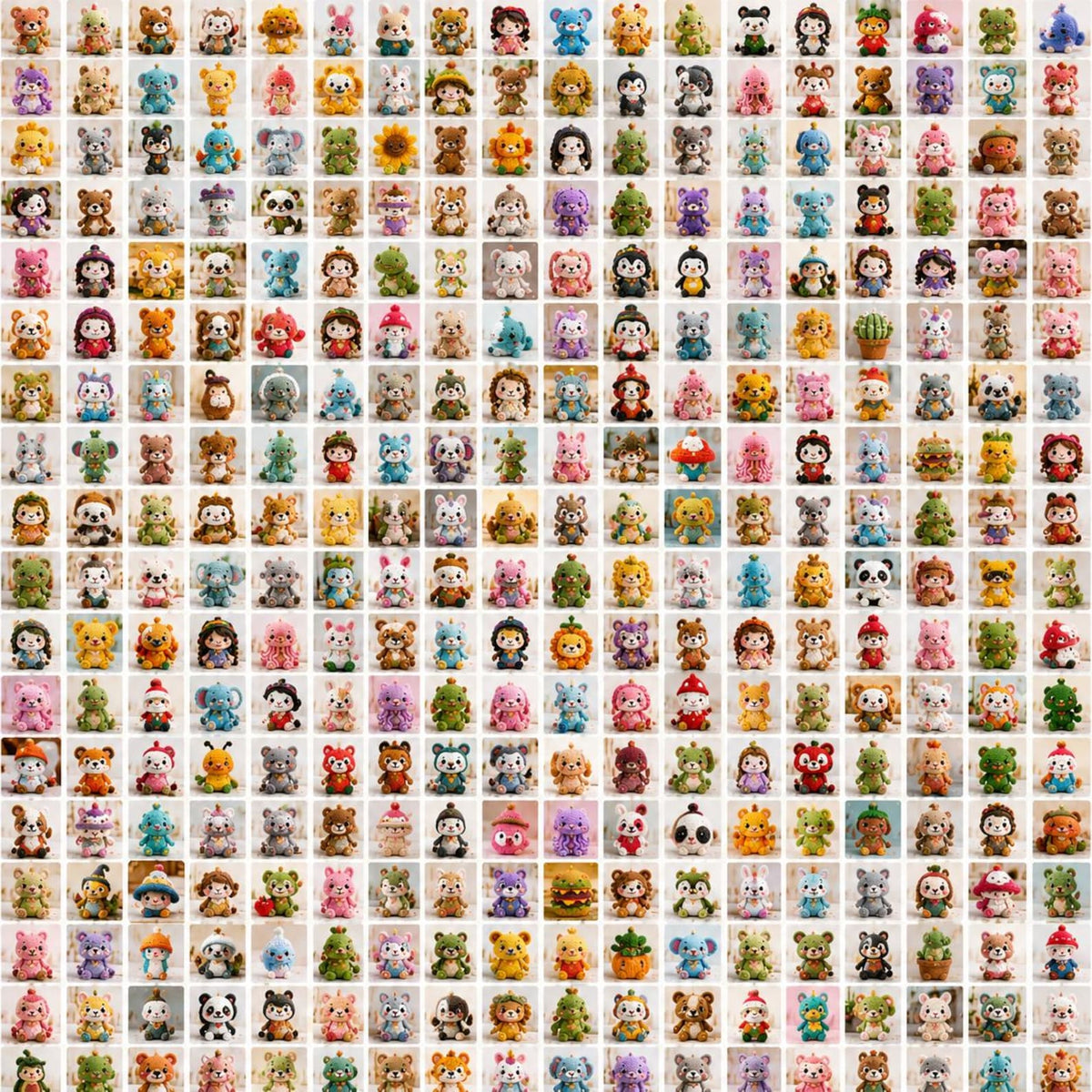 10000+ Amigurumi Crochet Patterns Bundle | PDF Plush Toys, Animals, Dolls (Instant Download)