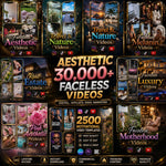 100,000+ Viral Reels Bundle | Faceless Content | AI Animated Videos | TikTok Instagram YouTube Shorts Pack PLR MRR
