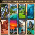 10,000+ Viral Travel Reels MP4 Pack, Faceless Videos, PLR MRR