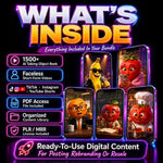 1500+ AI Reels Bundle Talking Object Videos Faceless TikTok Instagram YouTube Shorts Ready To Post PLR MRR Resell Rights