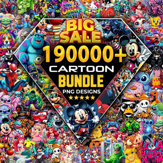 190000+ Mega Bundle Png, Cartoon Svg Bundle, Cartoons Png, Dtf Designs, Cricut Files Holiday Svg, Svg Bundle, Cartoon Character, Tumbler Png