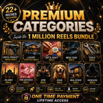 1 Million Reels Bundle | Faceless Reels, Viral Reels Bundle | Social Media Content Bundle, Instagram Reels, TikTok Videos