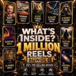 1 Million Reels Bundle | Faceless Reels, Viral Reels Bundle | Social Media Content Bundle, Instagram Reels, TikTok Videos