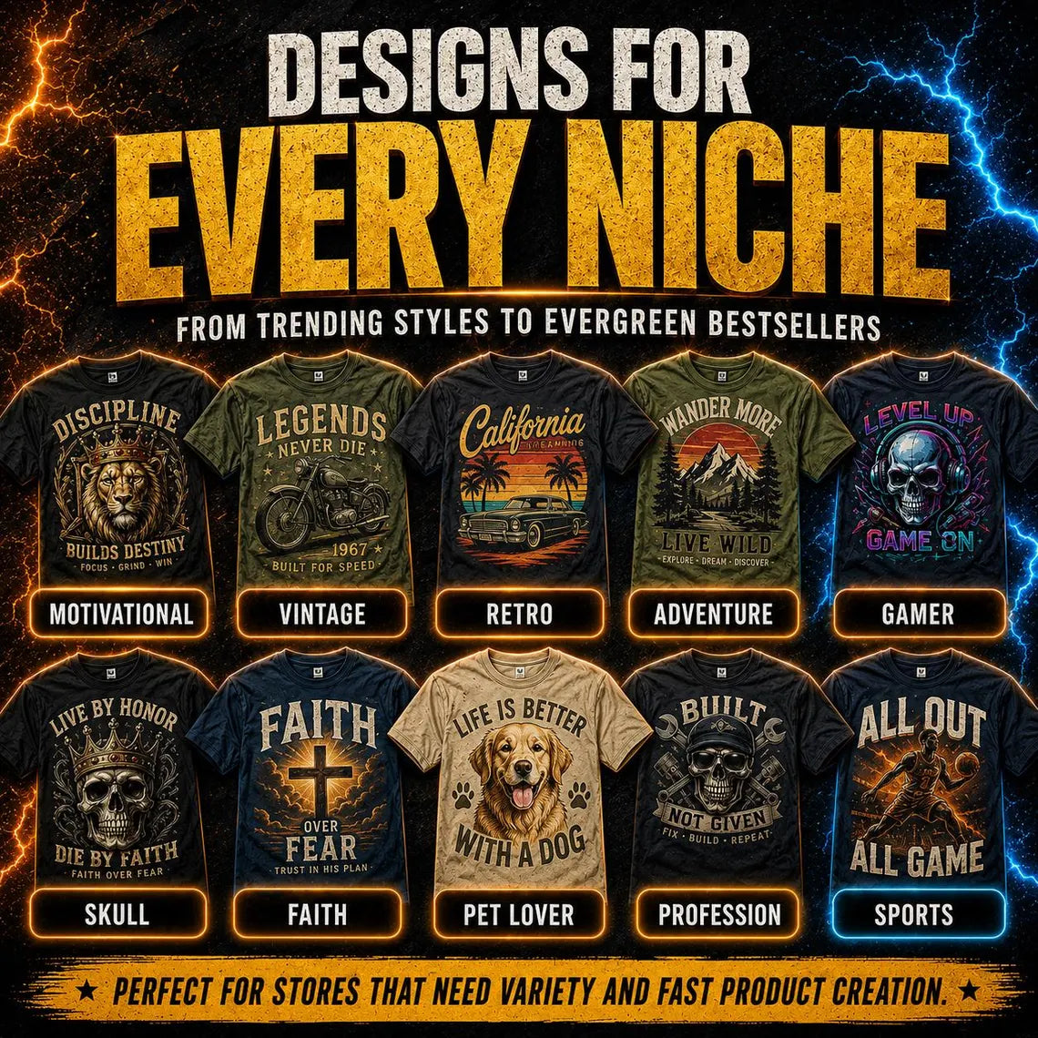 1 Million T-shirt Designs Bundle, Editable png svg eps ai psd Files, Commercial Use, pod Merch Digital Download