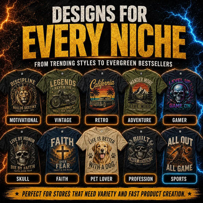 1 Million T-shirt Designs Bundle, Editable png svg eps ai psd Files, Commercial Use, pod Merch Digital Download
