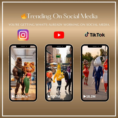 2000+ AI Talking Fruit Videos Bundle | Romance, Drama & Family Story Reels | Viral Content for TikTok and Instagram | Fruit Love Fruit Islan