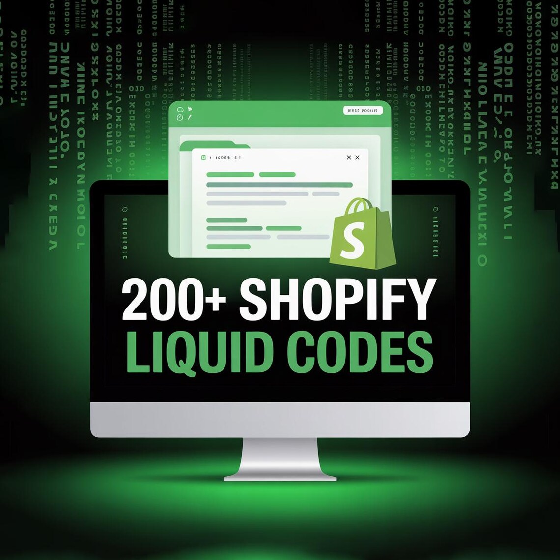 200+ Shopify Custom Liquid Codes Bundle | Urgency Banners, Trust Badges, Sales Pop-Ups | PLR + MRR Included