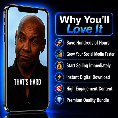 2500+ Motivational Reels Bundle | Business Motivation Videos | TikTok, Instagram Reels & YouTube Shorts | PLR MRR | Digital Download