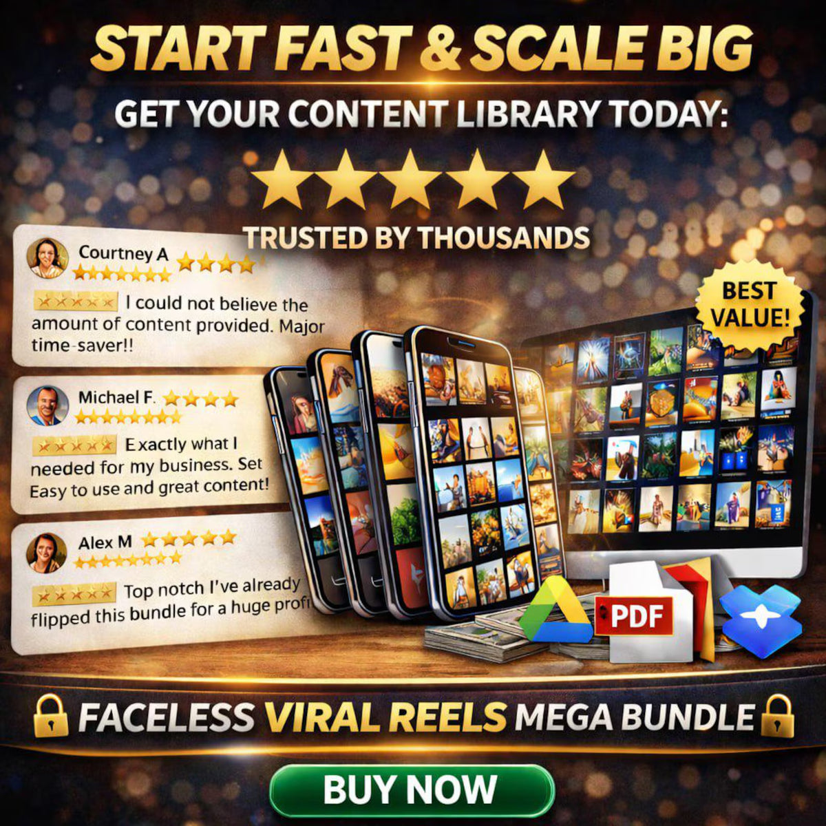 250,000+ Viral Reels Mega Bundle (PLR/MRR) | Faceless Reels Content | Instagram Reels, TikTok & YouTube Shorts