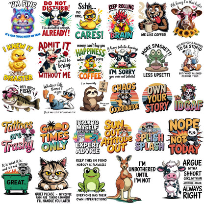 300+ Sarcastic Quotes PNG Mega Bundle | Funny Meme Clipart Mega Pack | Funny Quote Designs for T-Shirts, Stickers, Mugs | Digital Download