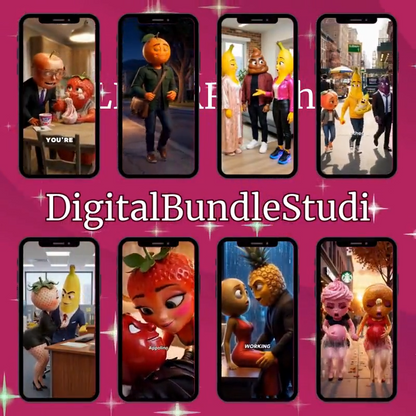 5000+ New AI Reels Bundle Faceless Talking Object Videos TikTok Instagram YouTube Shorts Ready To Post PLR MRR Resell Rights