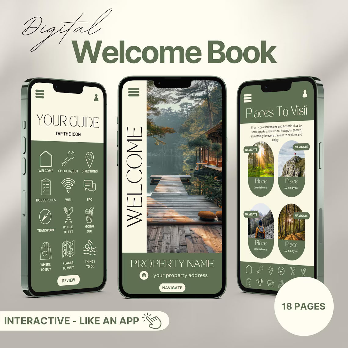 500+ Airbnb Host Bundle: Welcome Book, Signs, Social Media, Checklist (Canva)