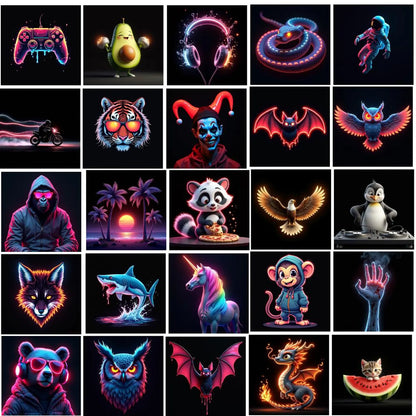 500 T-Shirt Designs Bundle Artistic T-Shirt Designs Colorful Tshirt PNG Modern T-Shirt for Men Woman Kids Digital Download