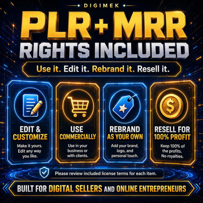 85M+ Ultimate PLR MRR Digital Bundle: Ready-to-Sell Products