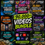 90,000+ Viral Reels Bundle PLR MRR, AI Animated Content, Viral reels, TikTok, Instagram, YouTube
