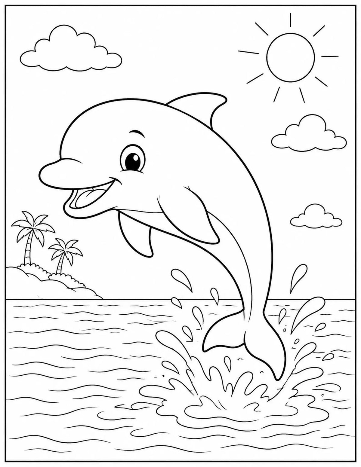 Animal Coloring Book for Kids, Printable Activity Pages (Digital Download)