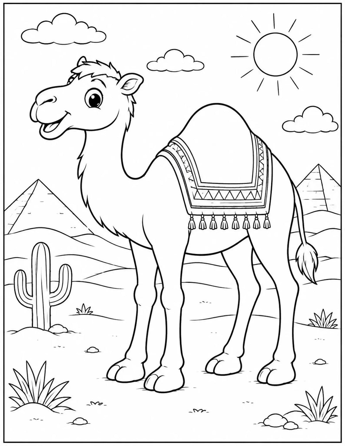 Animal Coloring Book for Kids, Printable Activity Pages (Digital Download)