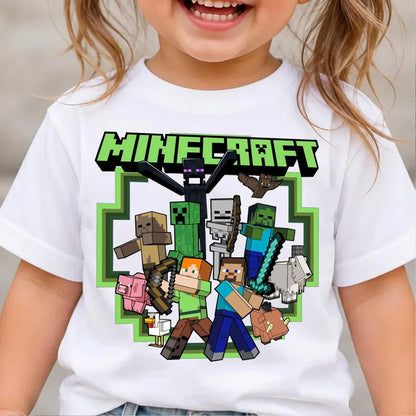Block Building Game Craft Characters PNG Bundle, Gamer PNG Designs, Pixel Art Game Png Bundle (Digital Download)