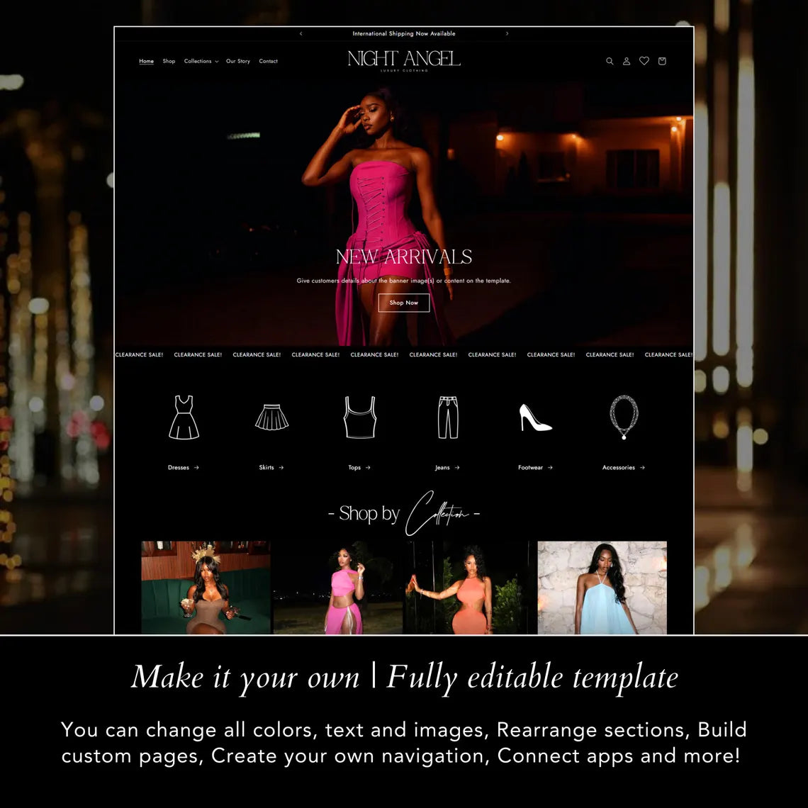 Clothing Shopify Theme | Boutique Shopify Template | Luxury Shopify Theme | Clothing web banners | Streetwear Shopify 2.0 Theme | Easy Setup