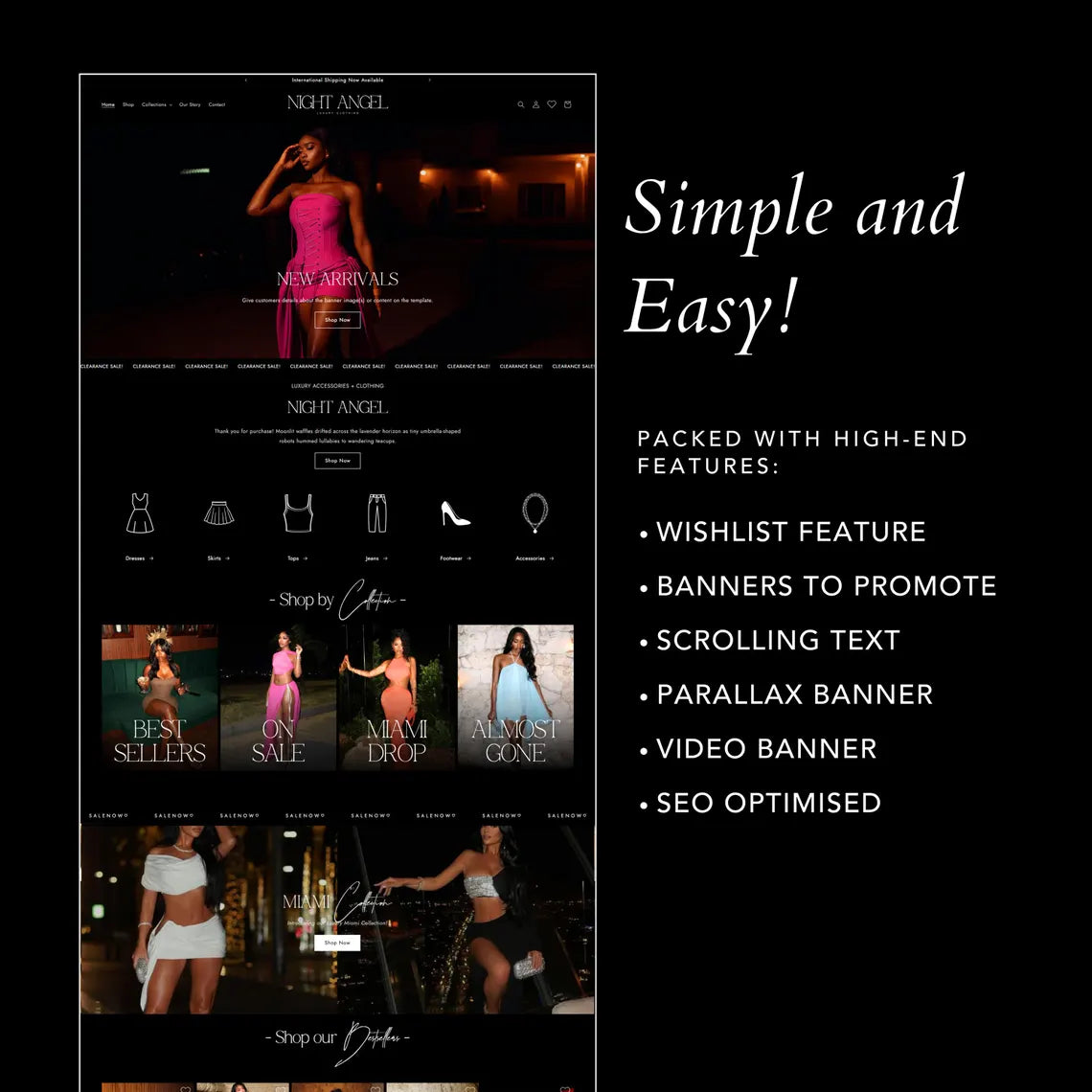 Clothing Shopify Theme | Boutique Shopify Template | Luxury Shopify Theme | Clothing web banners | Streetwear Shopify 2.0 Theme | Easy Setup
