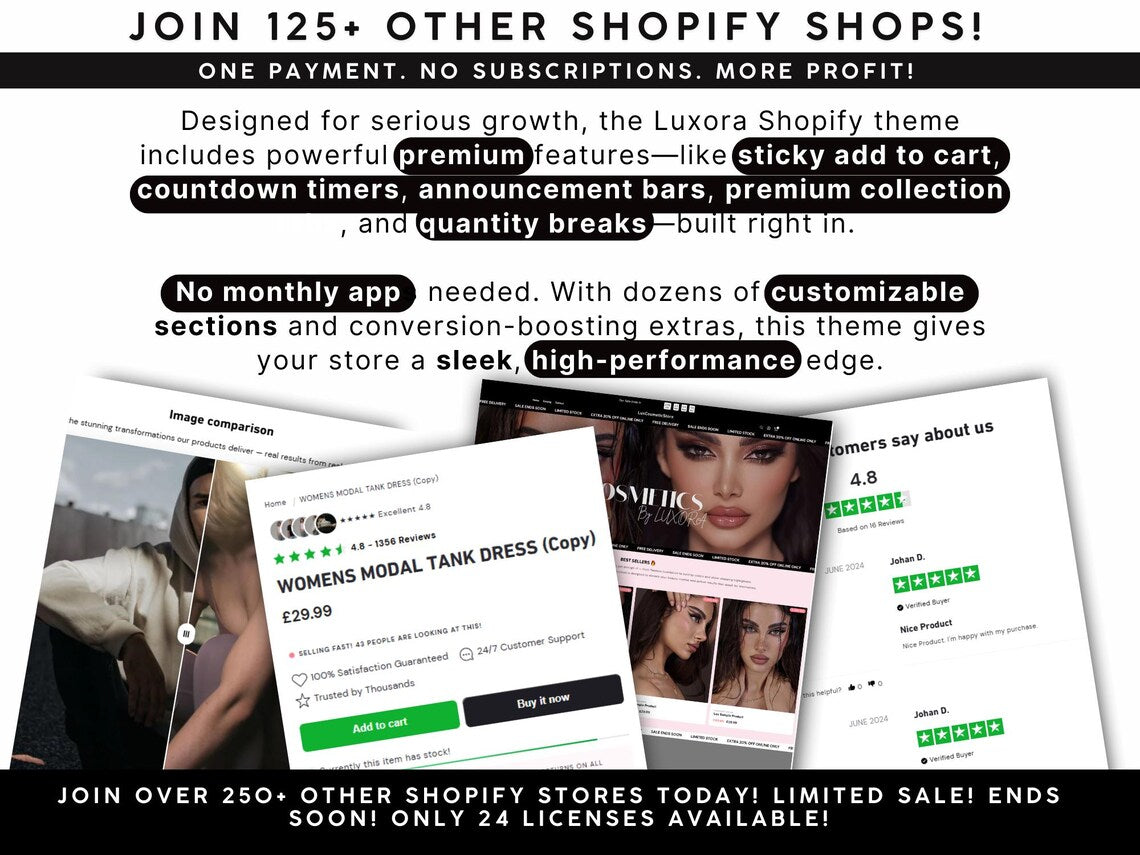 Clothing Shopify Theme, Clothing Website Shopify Template Fashion Shop Website Theme Dark Shopify Clothing Design