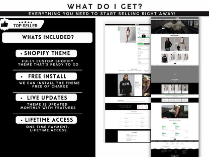 Clothing Shopify Theme, Clothing Website Shopify Template Fashion Shop Website Theme Dark Shopify Clothing Design