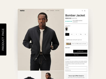 Clothing streetwear shopify theme | Minimal fashion website template
