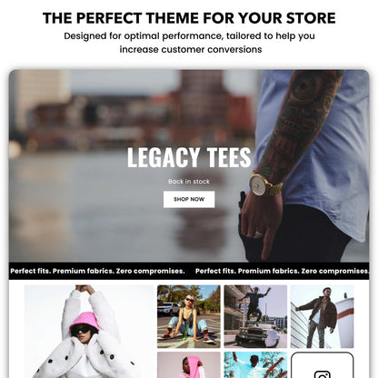 Couture Shopify Theme | Shopify Theme Template | Fashion Shopify Theme | Shopify Clothing | Website Design Template | Shopify Website