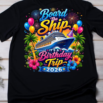 Cruise 2026 PNG Bundle, Family Cruise Trip Png, Cruise Squad Png, Birthday Cruise Shirts Png, Vacation Shirt Design Bundle, Sublimation Png