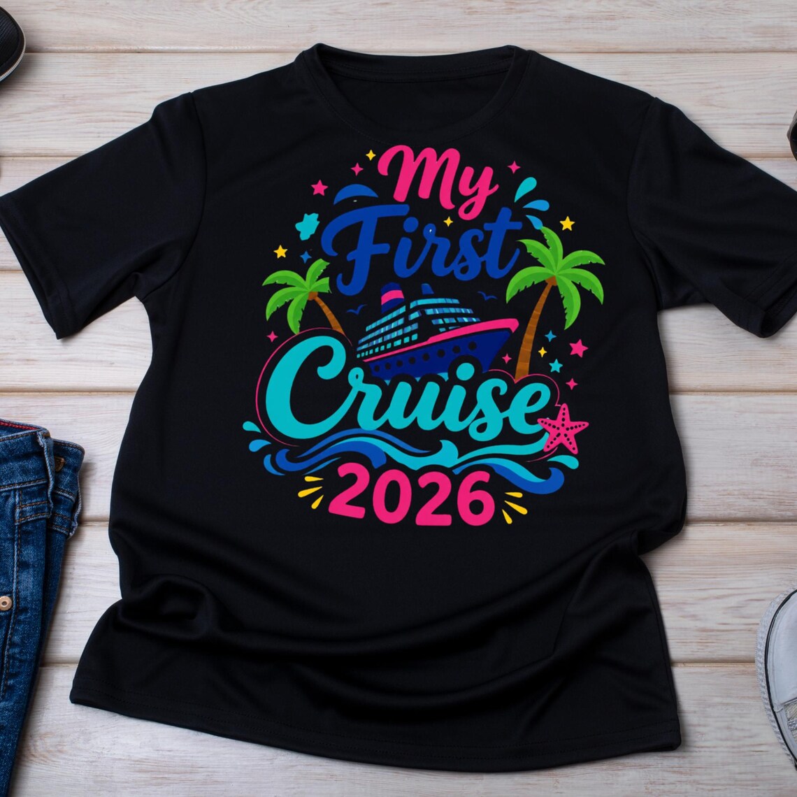 Cruise 2026 PNG Bundle, Family Cruise Trip Png, Cruise Squad Png, Birthday Cruise Shirts Png, Vacation Shirt Design Bundle, Sublimation Png