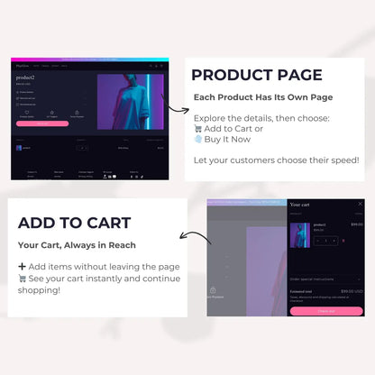 Dark Vibrant Shopify Theme for Creators, Fashion, Beauty & Gaming | Modern Neon Customizable Shopify Template