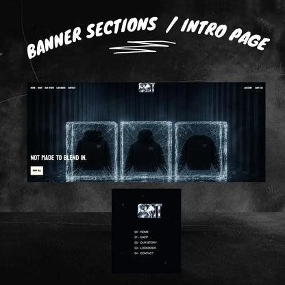 GOAT Shopify Theme – Streetwear, Urban, Y2K Fashion Website Template (Digital Download)