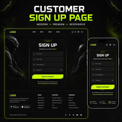 Gaming Shopify Theme | Esports Store, Responsive Design (Digital Download)