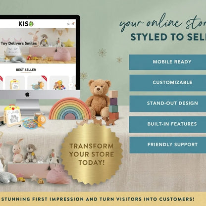 Kiso Shopify Theme – Baby Store and Gift Shop Website Template (Shopify 2.0)