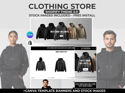 Luxora Shopify Theme | Clothing & Streetwear Brand