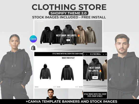 Luxora Shopify Theme | Clothing & Streetwear Brand