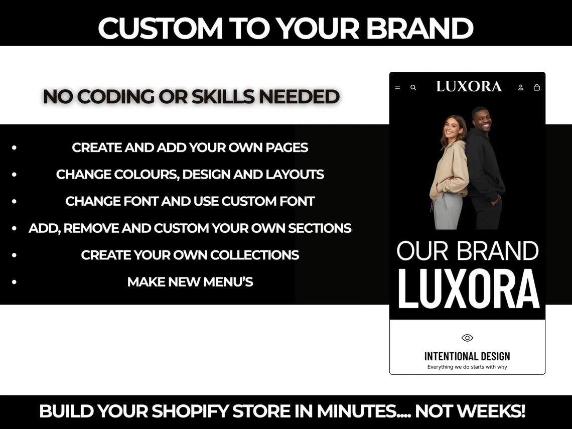 Luxora Shopify Theme | Clothing & Streetwear Brand