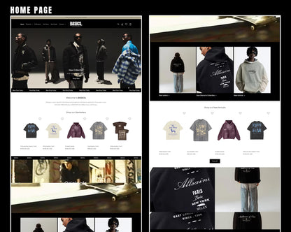 Luxury Clothing Shopify Theme | Dark Fashion Store Template | Streetwear & Boutique Shopify 2.0 Theme | Easy Setup + Customizable | Website