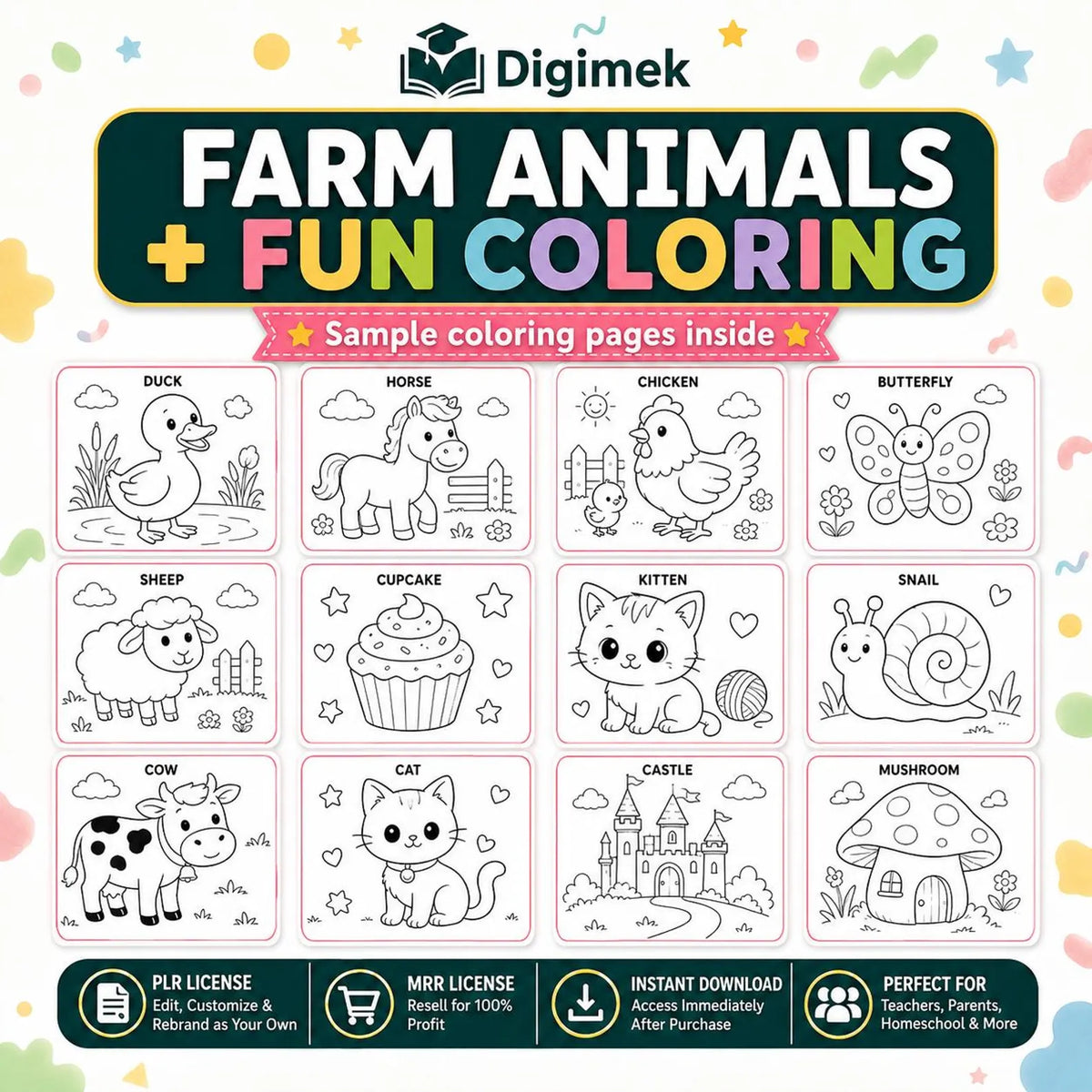 Mega Kids Learning Activities Bundle: 15,000+ Printable Educational Games (PLR/MRR)