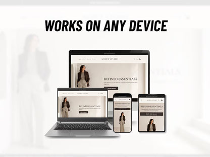 Minimal Luxury Shopify Theme for Womenswear Clothing Boutiques Fashion Brands & Apparel Stores Shopify 2.0 Template