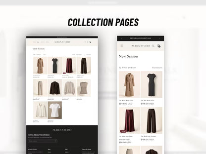 Minimal Luxury Shopify Theme for Womenswear Clothing Boutiques Fashion Brands & Apparel Stores Shopify 2.0 Template