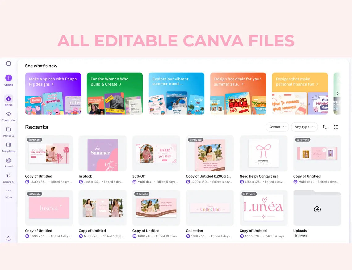 Pastel Elegance Boutique Shopify Theme | Pink Shopify Template Feminine, Minimal & Cute Design | Editable Canva Templates | Shopify OS 2.0