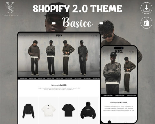 Premium Streetwear Shopify Theme | Clothing Store Website Template | Modern Fashion Design