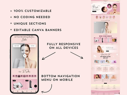 Radiance Beauty Shopify Theme Skincare & Makeup Store Design