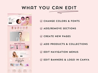 Radiance Beauty Shopify Theme Skincare & Makeup Store Design