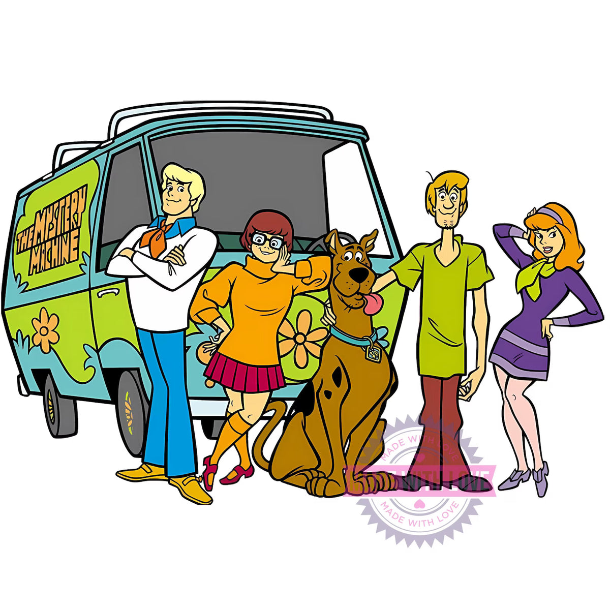 Scooby-Doo PNG Bundle, Cartoon Cut Files, Digital Clipart, Silhouette Cricut, Sublimation Design Instant Download PNGS