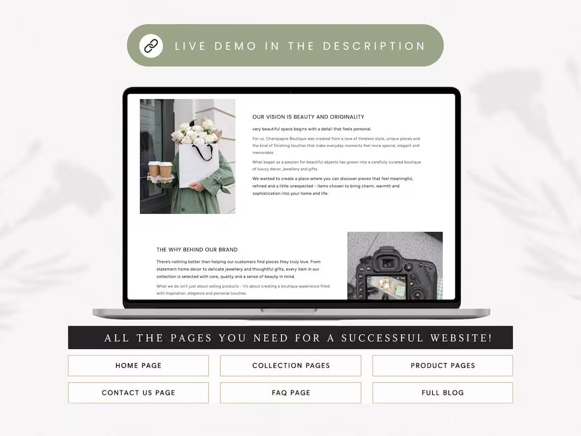 Shopify theme ecommerce Shopify store template Shopify theme boutique Shopify store theme jewelry Shopify website template small business