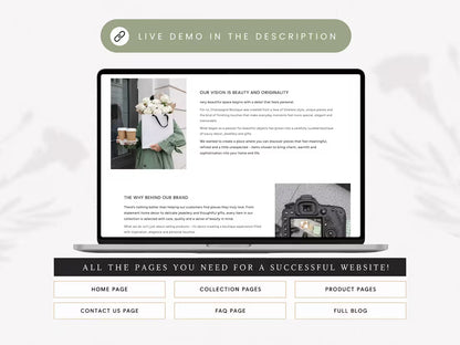 Shopify theme ecommerce Shopify store template Shopify theme boutique Shopify store theme jewelry Shopify website template small business