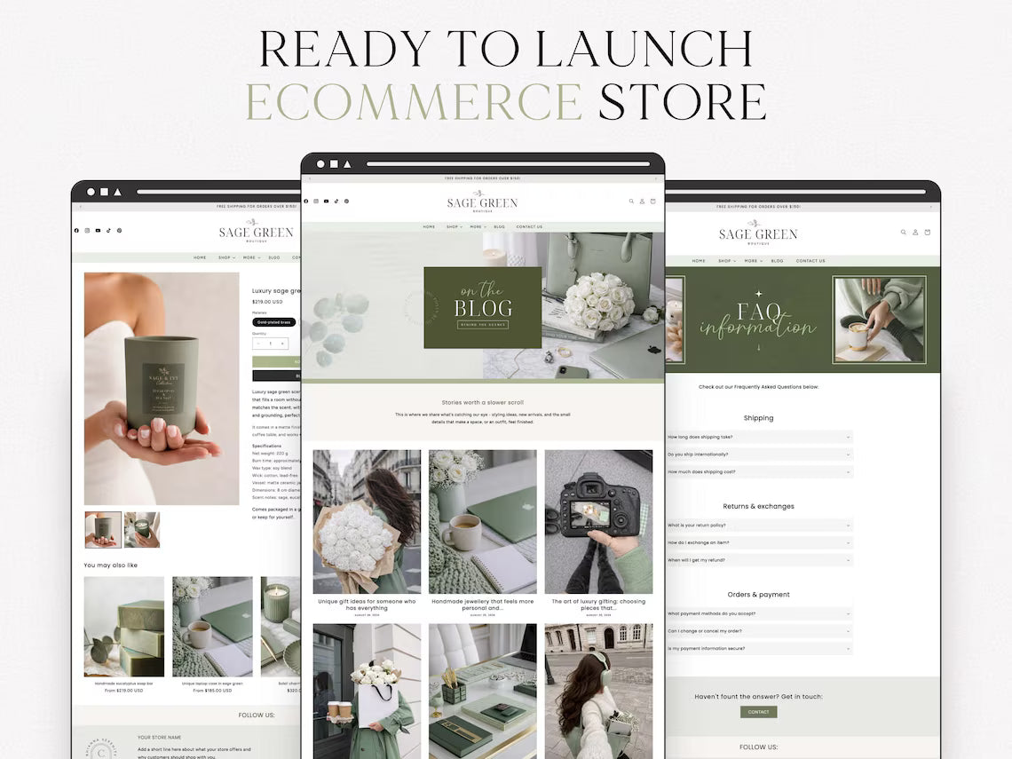 Shopify theme ecommerce Shopify store template Shopify theme boutique Shopify store theme jewelry Shopify website template small business