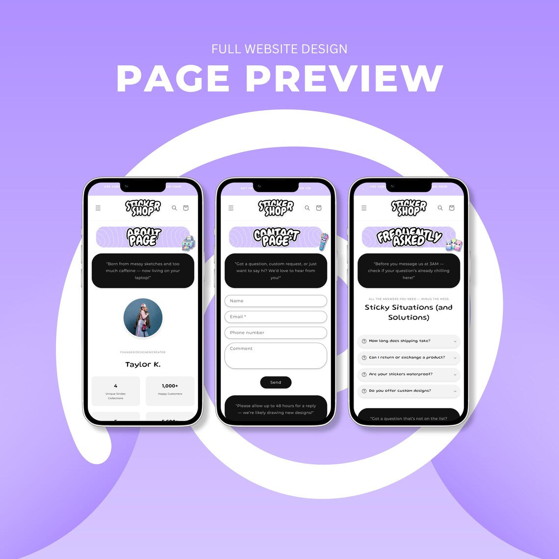 StickerShop | Shopify Theme Website Template for Stickers and Print Shops